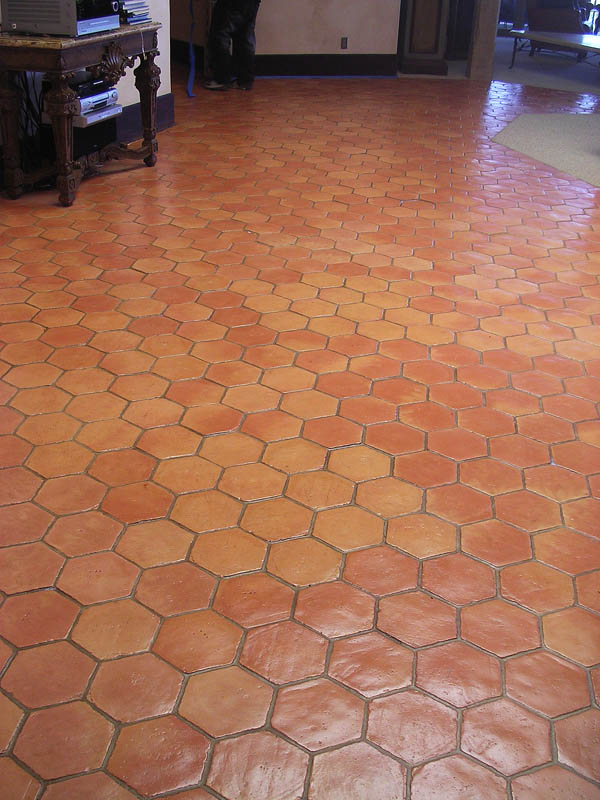 Saltillo tile and grout cleaning After restoration